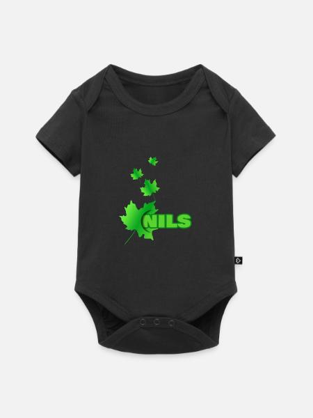 Nils - Baby Premium Kurzarmbody - Schwarz