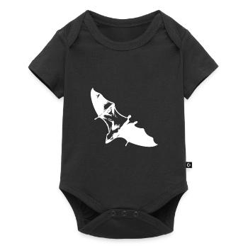 Gliding flying fox - Baby Premium short-sleeve bodysuit - black - Front