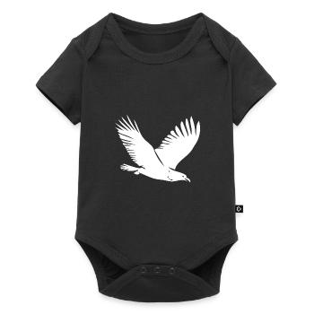 Bird in flight - Baby Premium short-sleeve bodysuit - black - Front