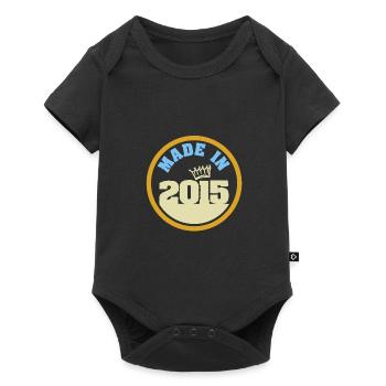 Fabriqué en 2015 - Body à manches courtes Premium Bébé - noir - Devant