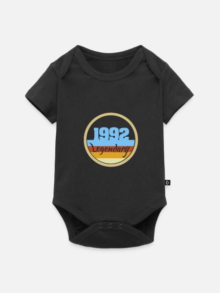 Legendary 1992 - Baby Premium Kurzarmbody - Schwarz
