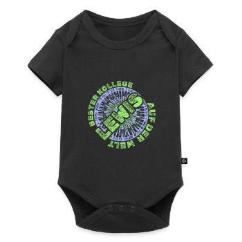 Job Lewis - Baby Premium Kurzarmbody - Schwarz - Vorne