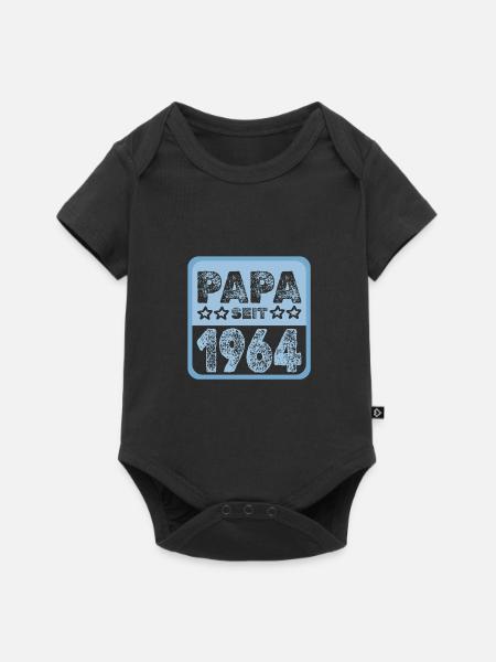 seit 1964 - Baby Premium Kurzarmbody - Schwarz