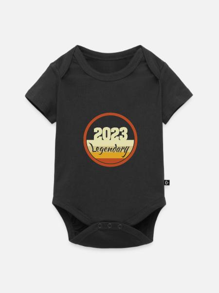 2023 2023 - Baby Premium Kurzarmbody - Schwarz