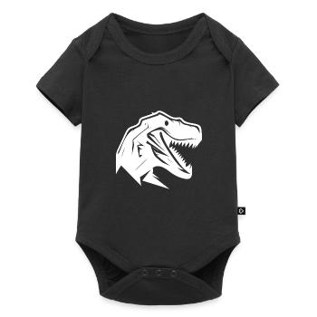 Dinosaur T-Rex Fan Design - Baby Premium short-sleeve bodysuit - black - Front