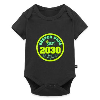 Vater 2030 - Baby Premium Kurzarmbody - Schwarz - Vorne