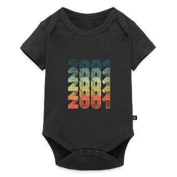 Year: 2001 - Baby Premium short-sleeve bodysuit - black - Front