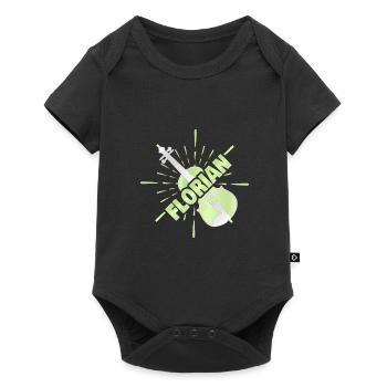 Orchester Florian - Baby Premium Kurzarmbody - Schwarz - Vorne