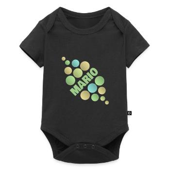Vorname Mario - Baby Premium Kurzarmbody - Schwarz - Vorne
