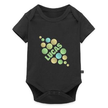 Gift for LuCas - Baby Premium short-sleeve bodysuit - black - Front