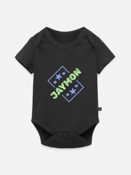Jaymon - Baby Premium Kurzarmbody - Schwarz