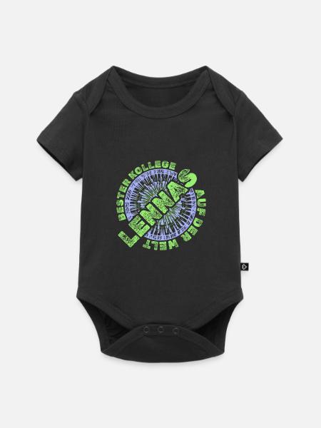 Mitarbeiter Lennas - Baby Premium Kurzarmbody - Schwarz