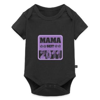 Mutti 2011 - Baby Premium Kurzarmbody - Schwarz - Vorne
