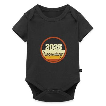 Legendary 2026 - Baby Premium Kurzarmbody - Schwarz - Vorne