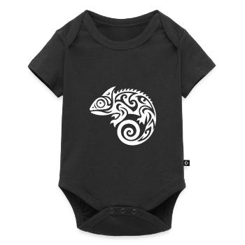 Pretty little chameleon tattoo - Baby Premium short-sleeve bodysuit - black - Front