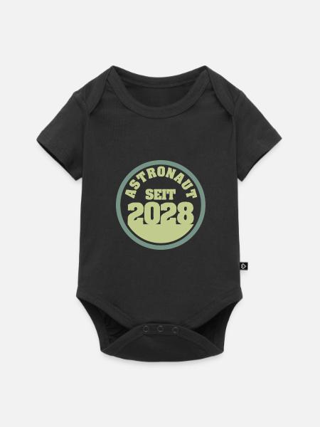 2028 - Baby Premium Kurzarmbody - Schwarz