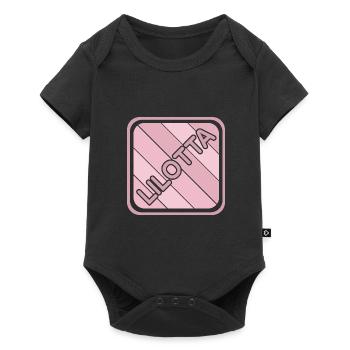 Lilotta comme prénom - Body à manches courtes Premium Bébé - noir - Devant