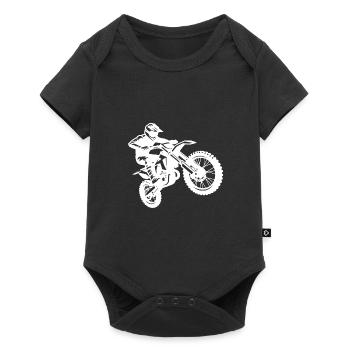 Hot Jumping Off-Road Machine Hobby Motorsport - Baby Premium short-sleeve bodysuit - black - Front