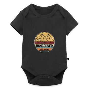look vancouver canada retro usagé - Body à manches courtes Premium Bébé - noir - Devant