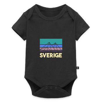 Suède - Body à manches courtes Premium Bébé - noir - Devant