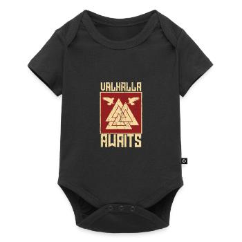 Vikings - Baby Premium short-sleeve bodysuit - black - Front