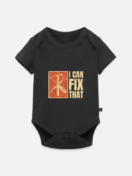 Handwerker-Reparatur-Geschenk - Baby Premium Kurzarmbody - Schwarz