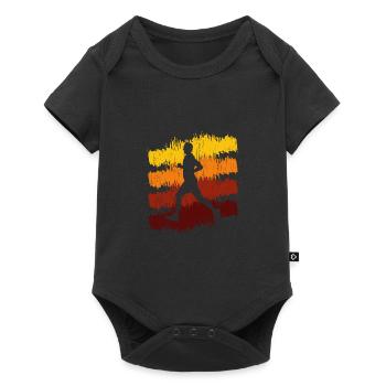Jogging - Body à manches courtes Premium Bébé - noir - Devant