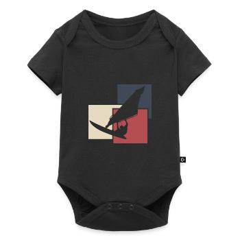 Windsurfing shirt - Baby Premium short-sleeve bodysuit - black - Front