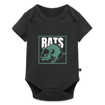 rat - Baby Premium short-sleeve bodysuit - black - Front