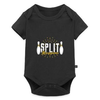 Bowling sagen - Baby Premium Kurzarmbody - Schwarz - Vorne