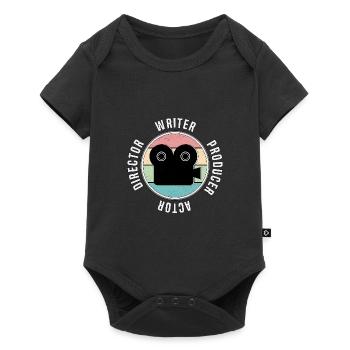 Writer Producer Actor Director Filmkamera Film - Baby Premium Kurzarmbody - Schwarz - Vorne