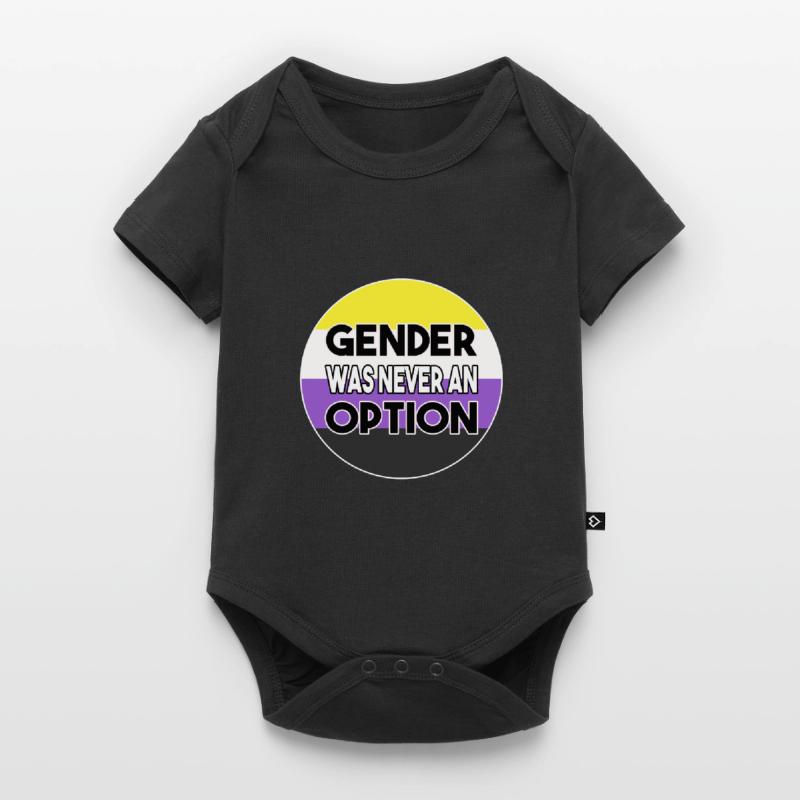 Non-binary nonbinary gender nonbinary saying Baby Premium short-sleeve bodysuit