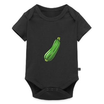 Courgette - Baby Premium short-sleeve bodysuit - black - Front