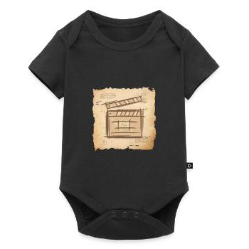 Vintage Filmklappe - Film Director, Actor. - Baby Premium short-sleeve bodysuit - black - Front