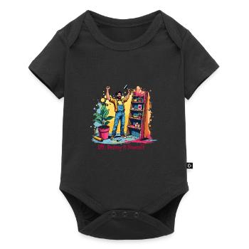 DIY Destroy it yourself - Craft Upcycling - Baby Premium short-sleeve bodysuit - black - Front