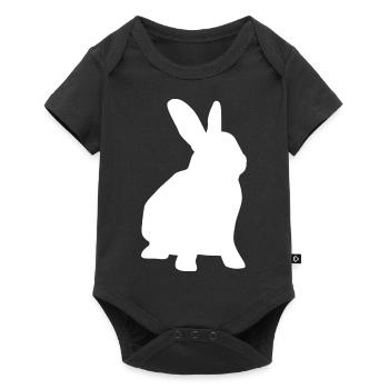 Lapin Lapin Lapin Lapin D'éleveur Lapin De Pâques - Body à manches courtes Premium Bébé - noir - Devant