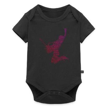 Guitare Guitare électrique Guitare acoustique Femmes - Body à manches courtes Premium Bébé - noir - Devant