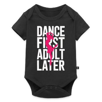 Tanzen Tänzer Tanzen - Baby Premium Kurzarmbody - Schwarz - Vorne