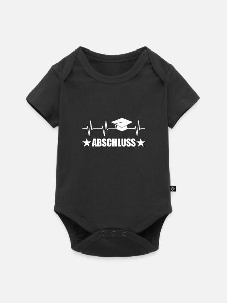 Abschluss - Baby Premium Kurzarmbody - Schwarz