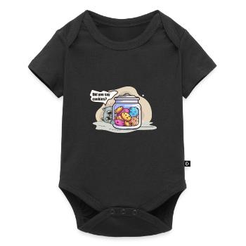 Cat & Biscuits: A Perfect Duo - Baby Premium short-sleeve bodysuit - black - Front