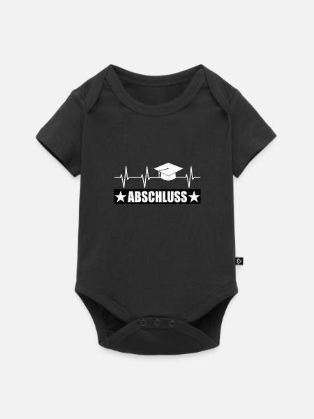 Abschluss - Baby Premium Kurzarmbody - Schwarz