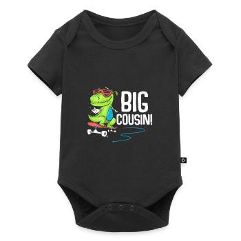 Grand cousin patinage Trex - Body à manches courtes Premium Bébé - noir - Devant