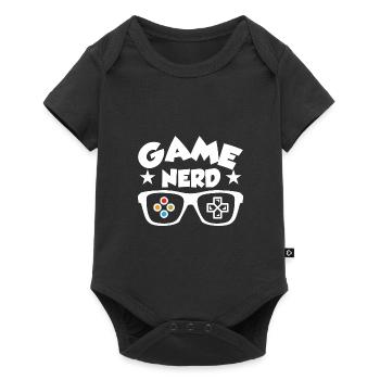 Game Nerd Video Game Player Geek Gaming Gamer Pc C - Baby Premium Kurzarmbody - Schwarz - Vorne