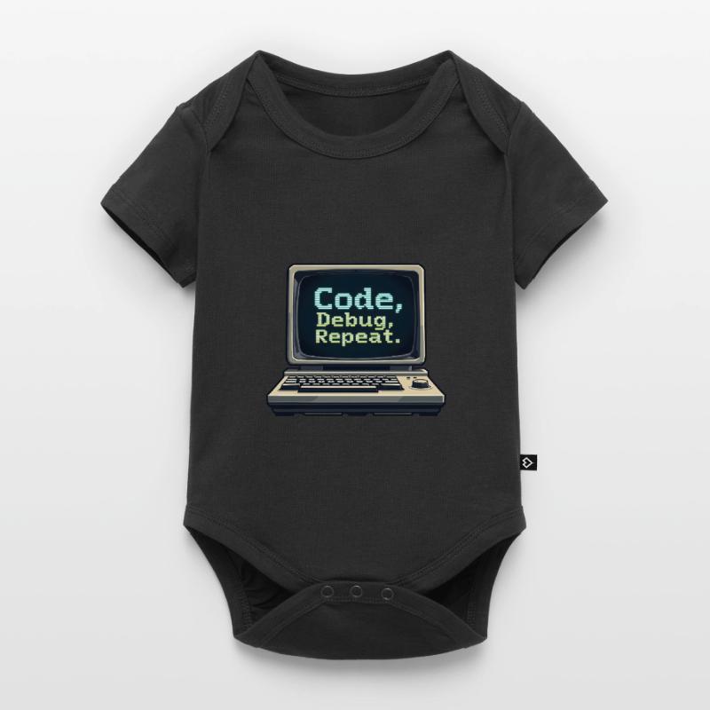 Code Debug Repeat - Software Engineer Baby Premium short-sleeve bodysuit