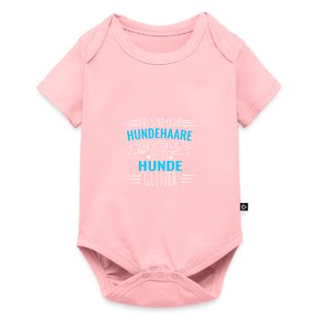 Hunde Hunde lustig Geschenk Hundemensch lustig - Baby Premium Kurzarmbody - Rosa - Vorne