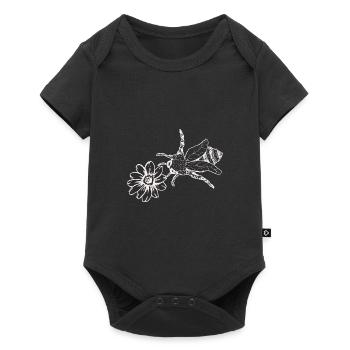 Bee Wasp Bumblebee Beekeeper Nature Conservation Environment Organic - Baby Premium short-sleeve bodysuit - black - Front