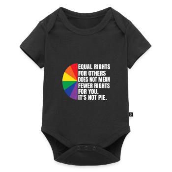 Equal Rights For Others Does Not Mean Fewer Rights - Baby Premium Kurzarmbody - Schwarz - Vorne