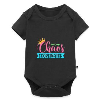 Chaos Coordinator Babysitting Daycare Provider Pre - Baby Premium Kurzarmbody - Schwarz - Vorne