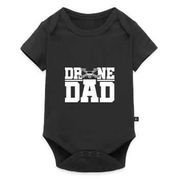 Drone Dad Graphic Drone Flying Quadcopter Pilot RC - Baby Premium short-sleeve bodysuit - black - Front