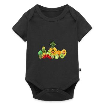 Fruit Fruit Fruit Vegan Vegan Food Summer - Baby Premium short-sleeve bodysuit - black - Front
